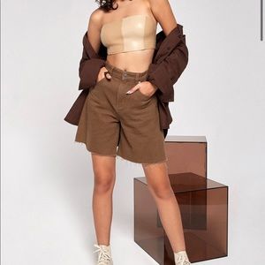 Motel rocks loose fit denim shorts